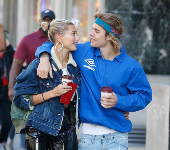 Justin Bieber And Hailey Baldwin Take A Stroll In London