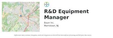 R&D Equipment Manager Job in Morristown, NJ at Bayer