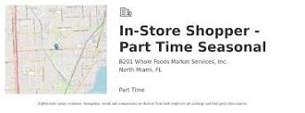 B201 Whole Foods Market Services In Store Shopper Seasonal Job ...