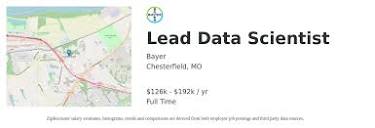 Lead Data Scientist Job in Chesterfield, MO at Bayer