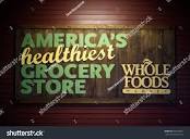 Wooden Whole Foods Market Sign Slogan Stock Photo 666319801 ...