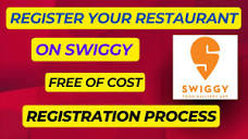 How to register in Swiggy for food selling | How to sell food from ...