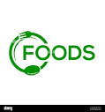 Foods logo Stock Vector Images - Alamy
