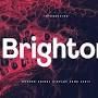 Brighton font from ui8.net