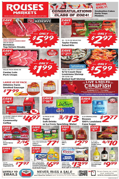 Rouses Weekly Ad Preview: (May 15 - May 21 2024)