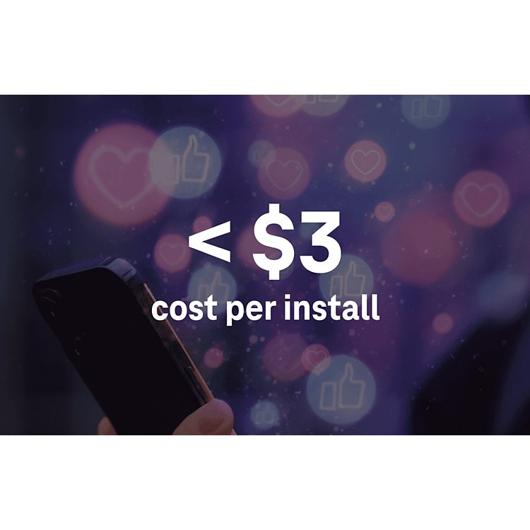 <$3 cost per install