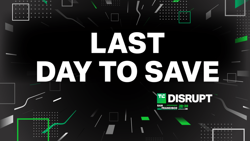 Disrupt 2024 early-bird prices end at midnight