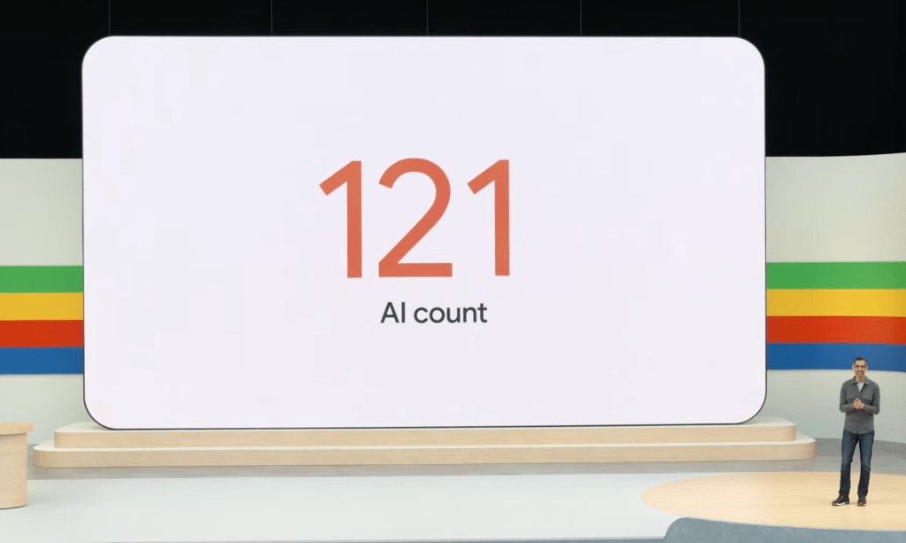 Google mentioned ‘AI’ 120+ times during its I/O keynote