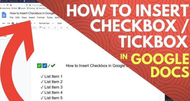How To Add A Checkbox To A Google Doc by Formatting