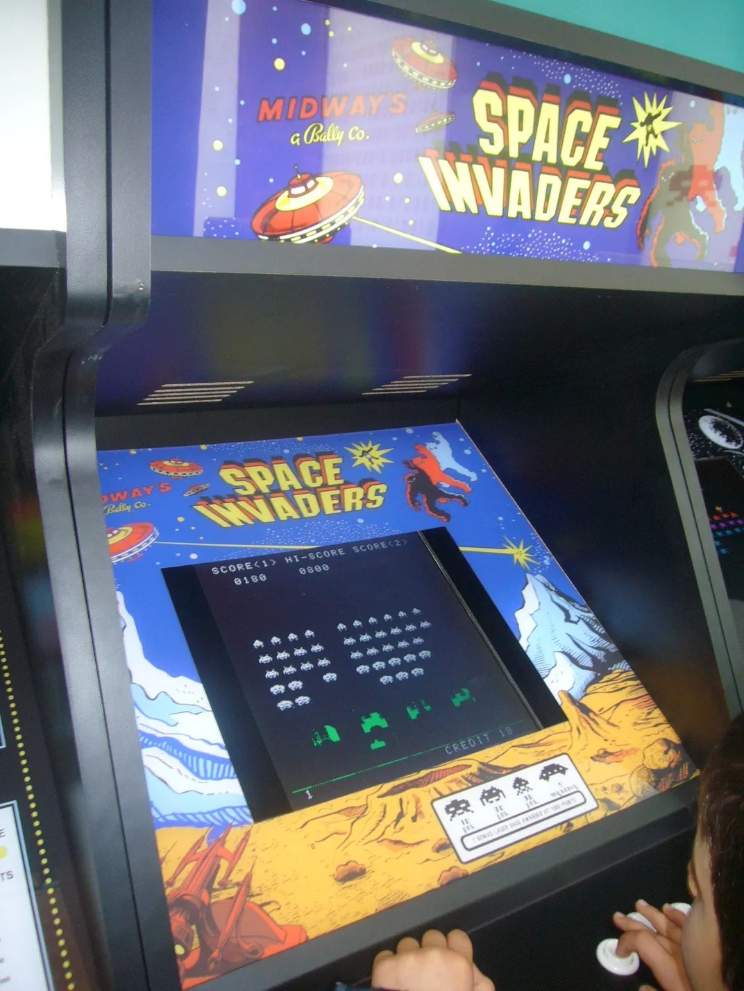 The iconic shooting game in its original stand-up arcade form.