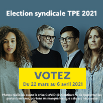 Elections syndicale TPE 2021 - Lien vers https://election-tpe.travail.gouv.fr/