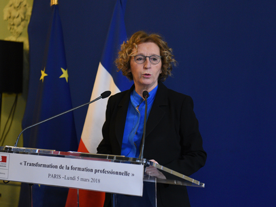 Muriel Pénicaud, ministre du Travail, a présenté les grands axes de la réforme de la formation (...)