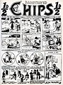 Image 4Cover of Illustrated Chips in 1896 featuring the first appearance of the long-running comic strip of the tramps Weary Willie and Tired Tim. (from British comics)