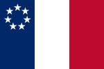 Vlag van Louisiana, Januarie 1861