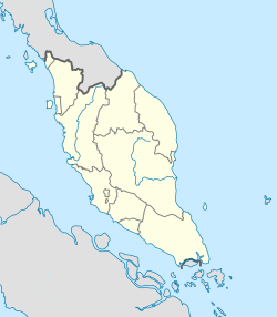 Rawang is located in Peninsular Malaysia