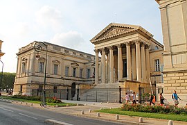 Le palais de justice de Montpellier.