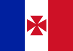 Vlag van die Franse Uvéa-protektoraat (Wallis en Futuna), 1860 tot 1886