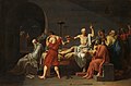 La mort de Socrate, par Jacques-Louis David, 1787.