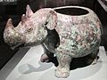 Bronze zun in the shape of a rhinoceros. Shang dynasty, c.1100-1050 BCE