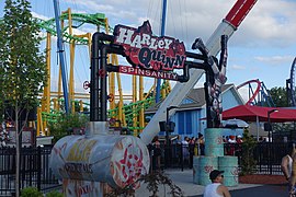 Harley Quinn Spinsanity à Six Flags New England