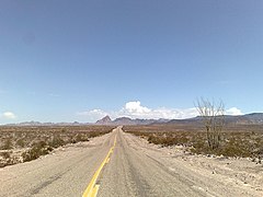 La route 66 dans l'Arizona.