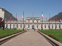 View of Palacio de La Moneda