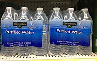 Clover Valley water bottles