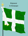 Vlag van die Champagne-regiment wat in 1558 geskep is