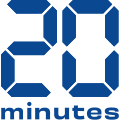 Logo de 20 Minutes depuis le 9 juin 2021.