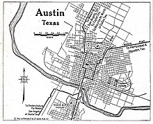 Street map of the Austin in 1920