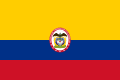 Military flag and naval ensign of United States of Colombia (1861-1886)