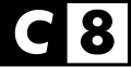 Logo de C8 depuis le 5 septembre 2016.