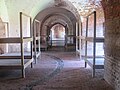 Bunks that were used by prisoners at Fort Pulaski