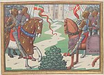 Die beleg van Rouen in 1449: Die Franse standaarde