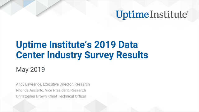 Seminario web: Resultados de la encuesta a la industria de los centros de datos de 2019