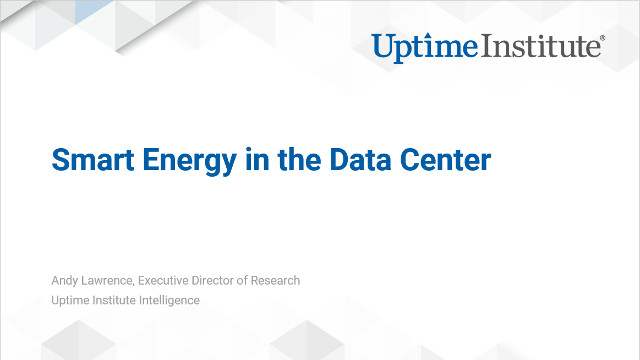 Seminario web: Energía inteligente en los centros de datos