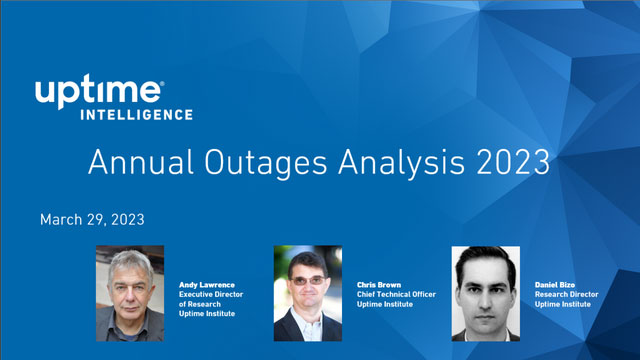 Seminario web: Annual Outages Analysis 2023