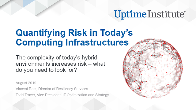 Seminario web: Cómo cuantificar el riesgo en las infraestructuras informáticas de hoy