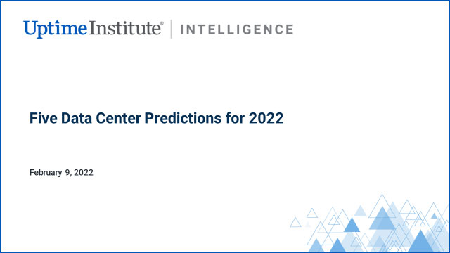 Seminario web: Five Data Center Predictions for 2022