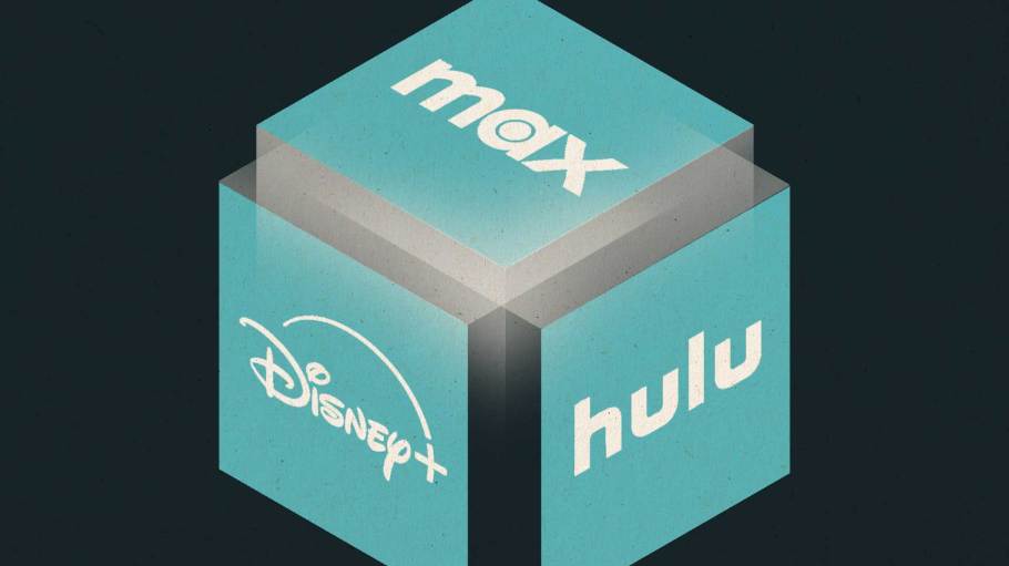 Max, Disney+ and Hulu logos