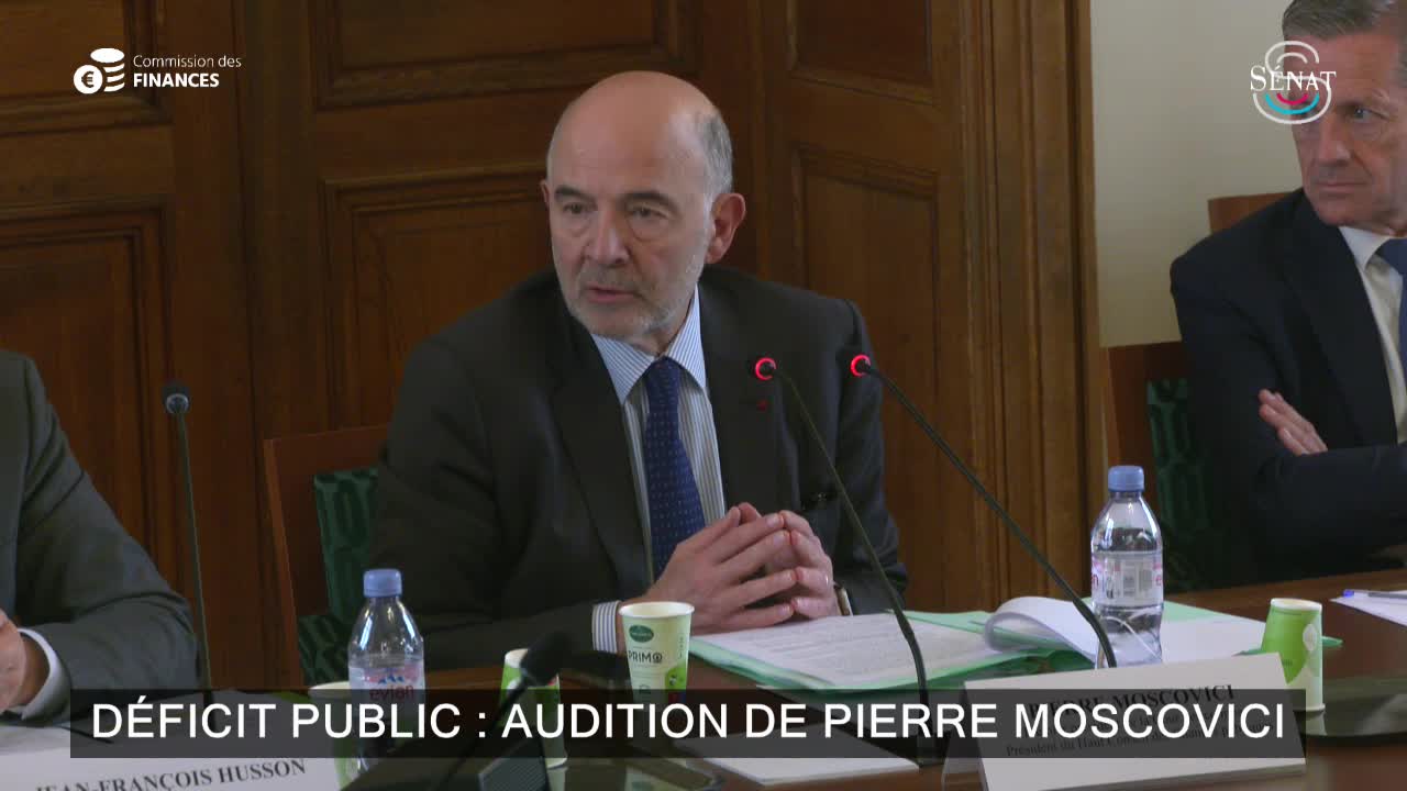 Déficit public : audition de Pierre Moscovici