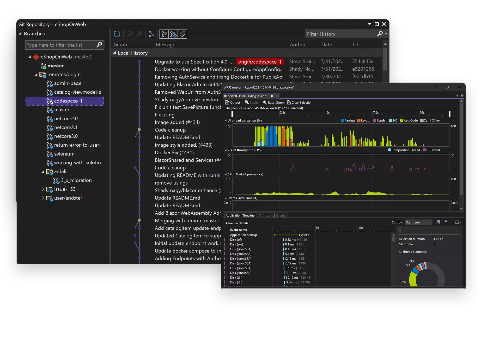 Zrzut ekranu programu Visual Studio 2022