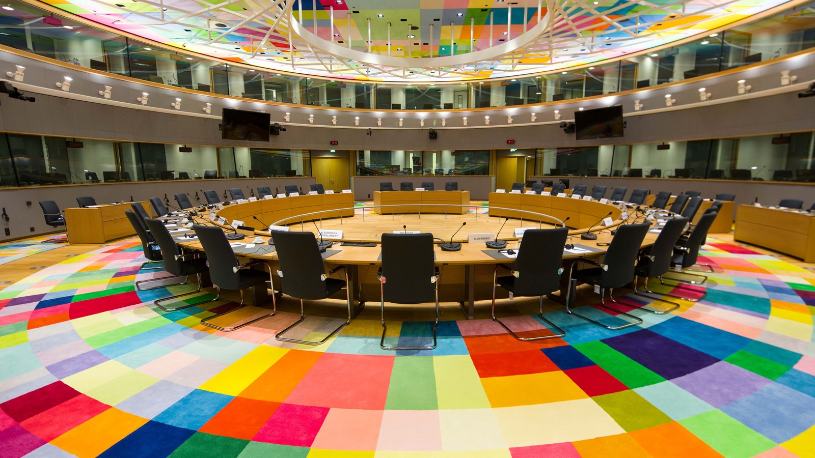 Photo: Salle du Conseil crédit UE