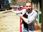 See Shayne Ward step out on the cobbles in new Coronation Street pictures