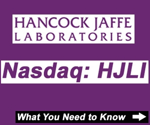 Hancock Jaffe Laboratories, Nasdaq:HJLI, HJLI