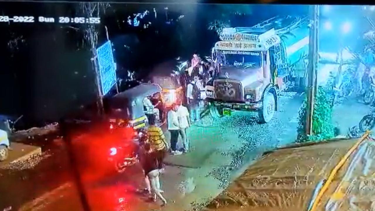 Man run over by tanker after falling from bike; MNS says pothole killed him