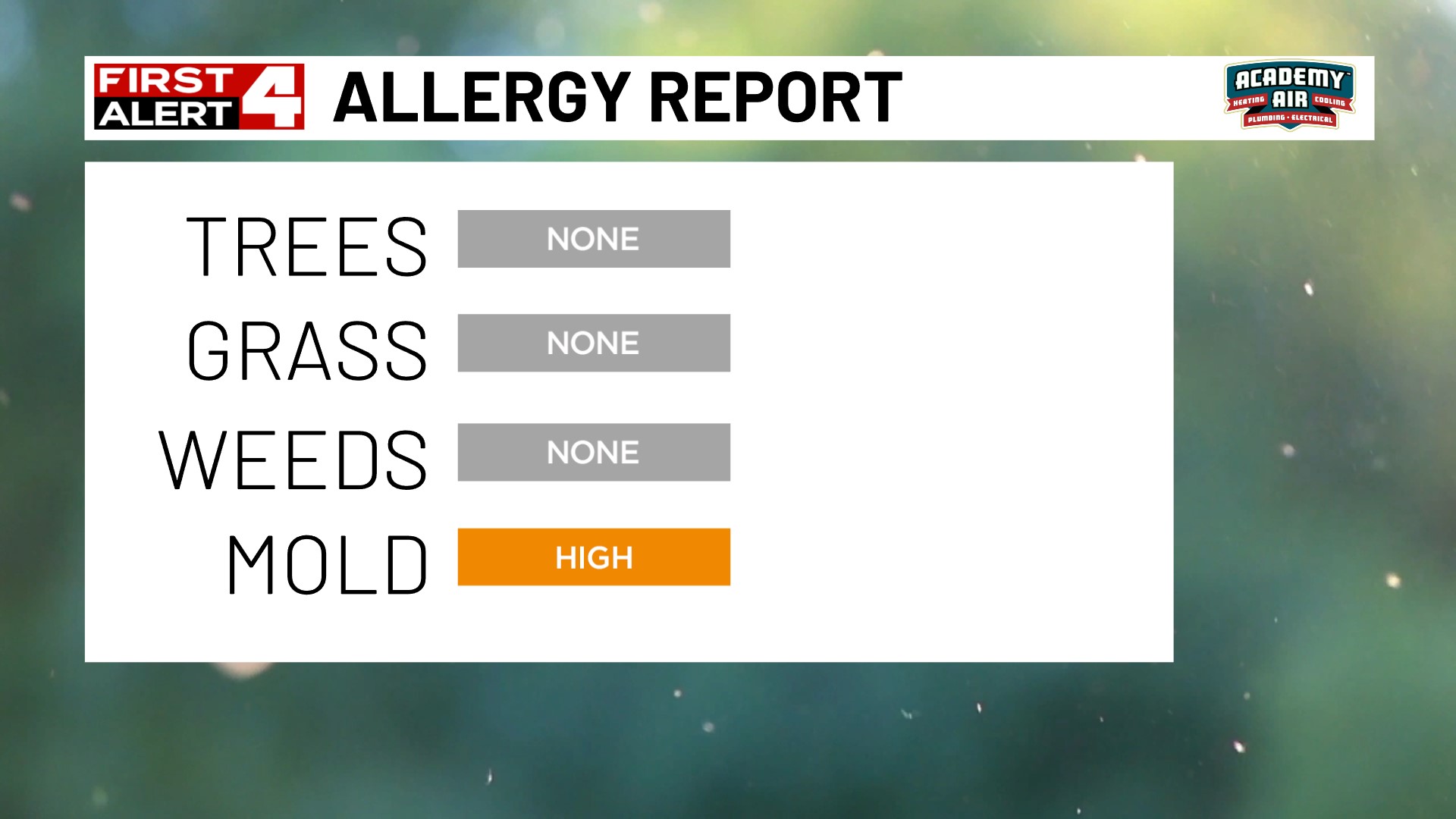 Allergy Report