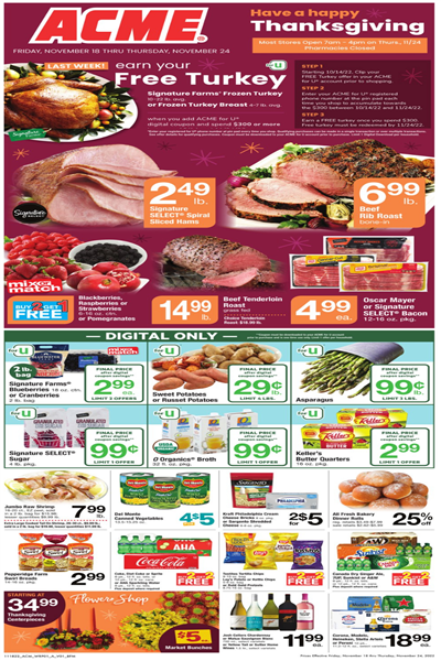 Acme Market Weekly Ad Preview: (October 6 - October 12 2023)