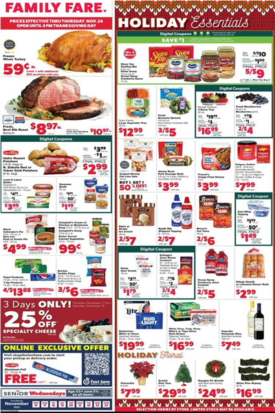 Family Fare Weekly Ad Preview: (October 8 - October 14 2023)