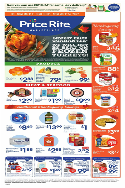 Price Rite Weekly Ad Preview: (October 6 - October 12 2023)